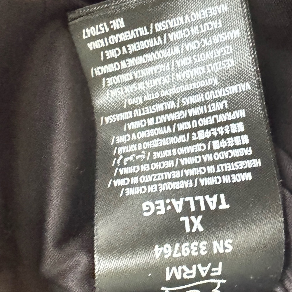 Farm Rio Transparent Berry Garden Long Sleeve Ruched Dress Size XL - Picture 13 of 14